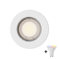 Philips - Faretto da incasso LED RGBW dimmerabile PERIDOT 1xGU10/6W/230V bianco + telecomando