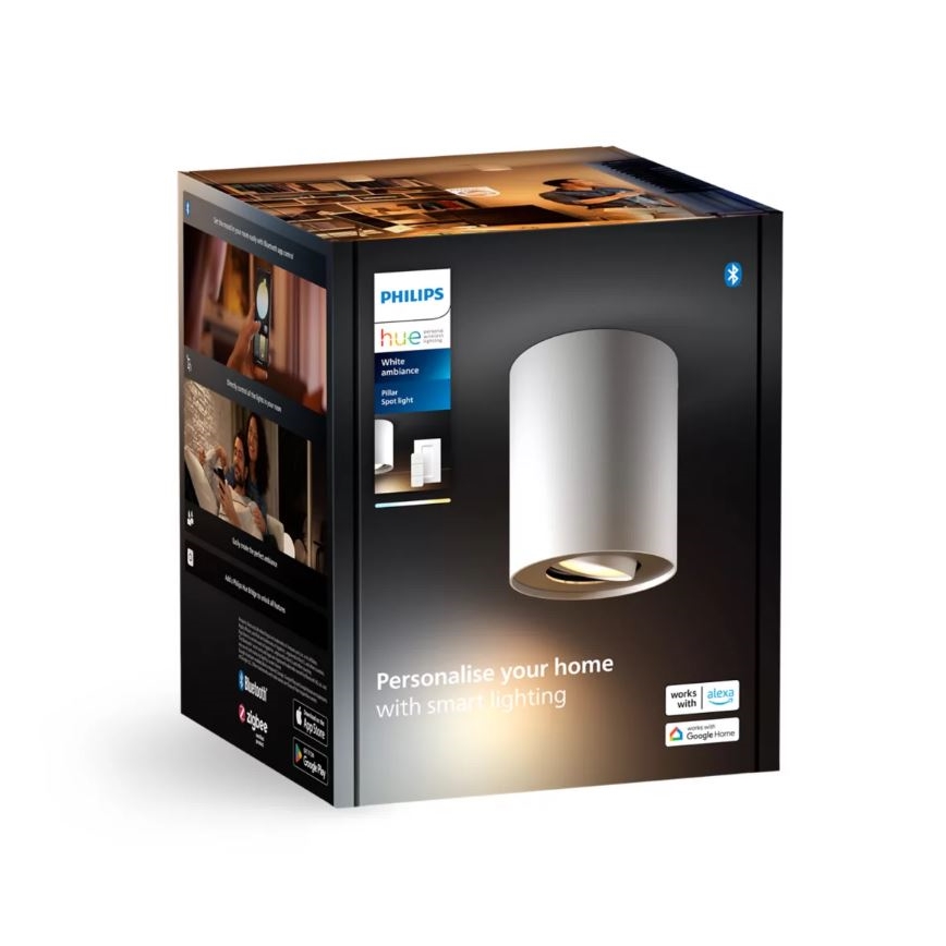 Philips - Faretto LED dimmerabile Hue PILLAR 1xGU10/4,2W/230V 2200-6500K + telecomando bianco