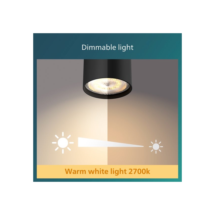Philips - Faretto LED dimmerabile 4xLED/4,5W/230V