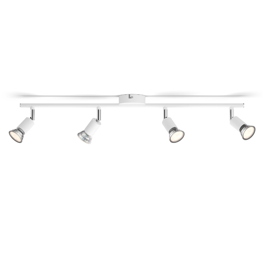 Philips - Faretto 4xGU10/50W/230V bianco