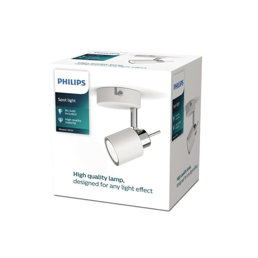 Philips - Faretto 1xGU10/35W/230V bianco