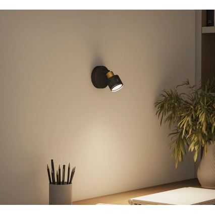 Philips - Faretto NIALL 1xGU10/5W/230V nero/ottone