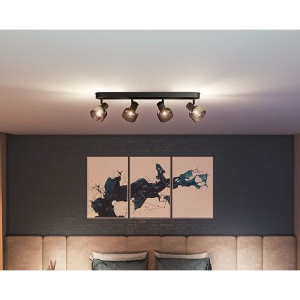 Philips - Faretto SLEET 4xE14/25W/230V