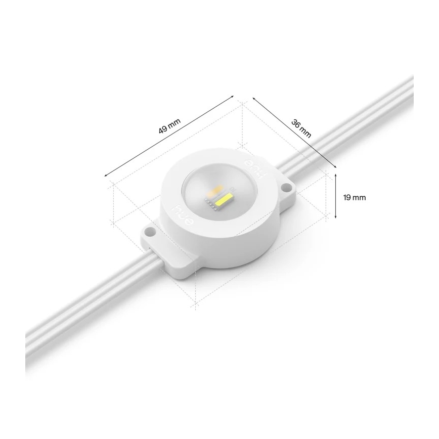 Philips - LED RGBW dimmbare Außen-Lichterkette Hue FESTAVIA 32xLED 18m 1000-20000K IP65