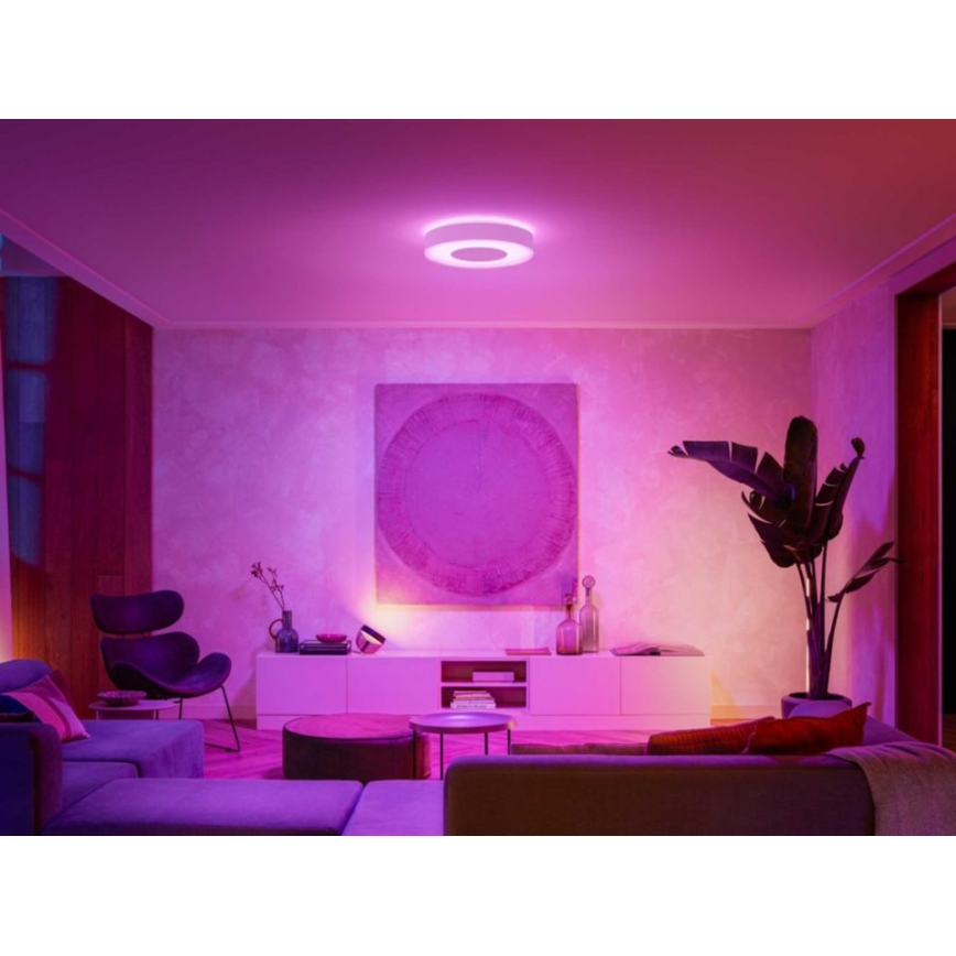 Philips - LED RGB dimmbare Deckenleuchte Hue INFUSE LED/52,5W/230V 2000–6500K Ø 425 mm weiß