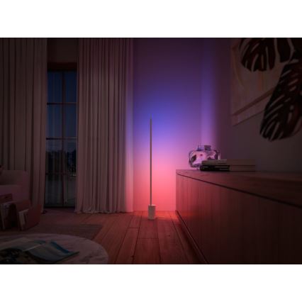 Philips - Lampada da terra dimmerabile LED RGBW Hue SIGNE LED/29W/230V 2000-6500K bianco