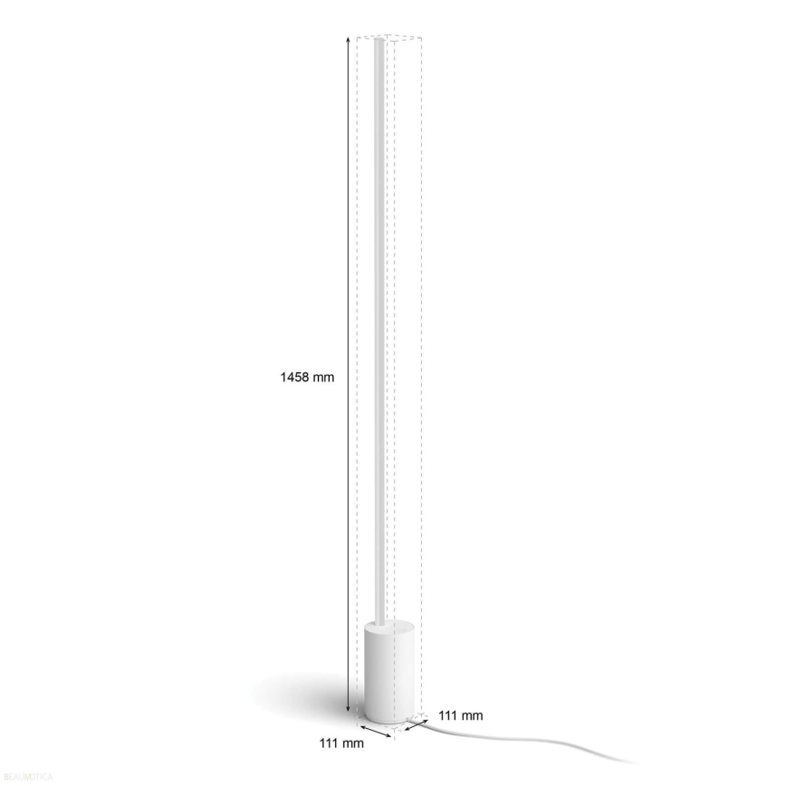 Philips - Lampada da terra dimmerabile LED RGBW Hue SIGNE LED/29W/230V 2000-6500K bianco