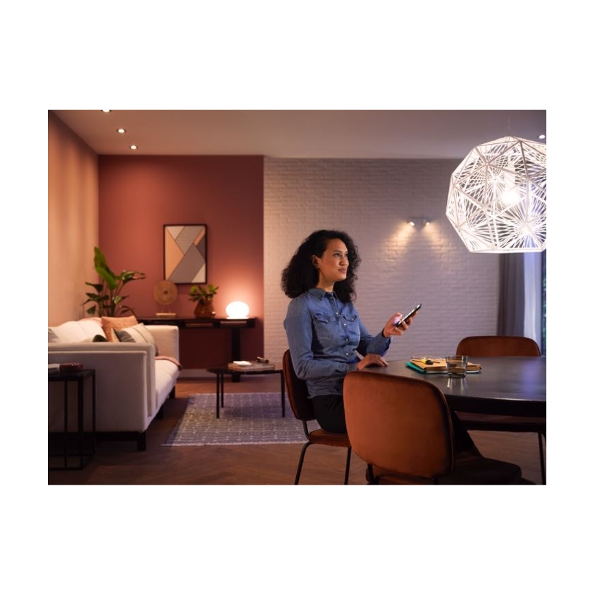 Philips Hue White Ambiance Starter-Set 3xE27/11W 2200-6500K + Hue Bridge und Dimmer Switch