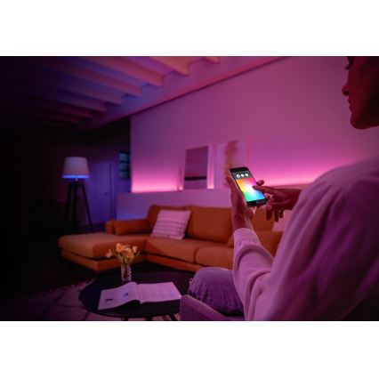 Starter-Set Philips Hue WHITE AND COLOR AMBIANCE 2xE27/9W/230V 2000–6500K + Hue Bridge