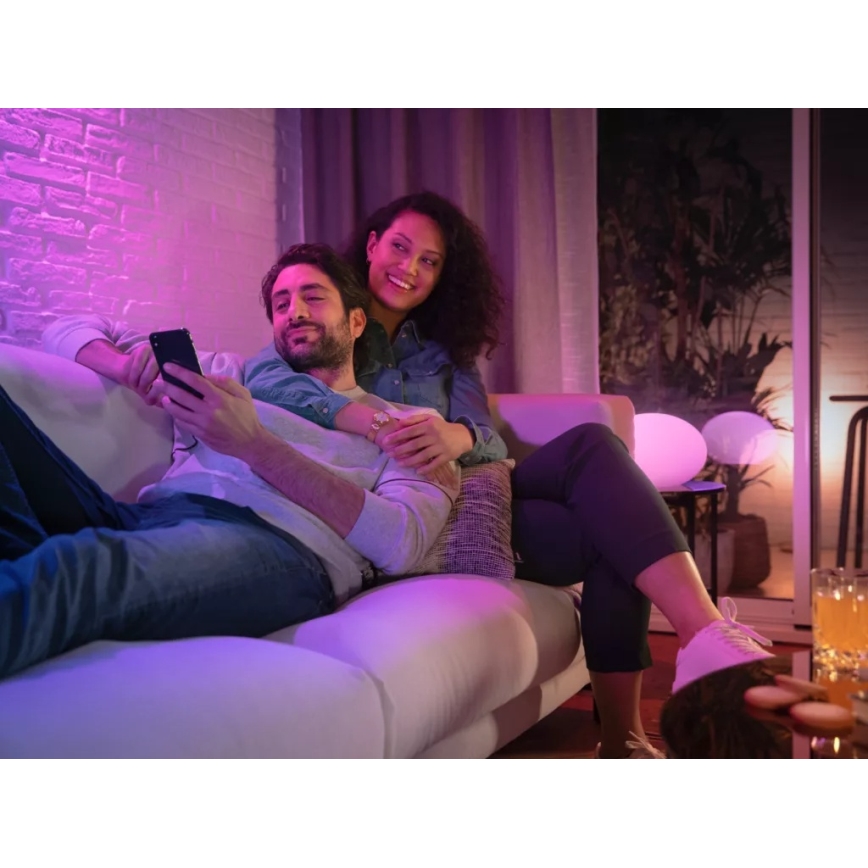 Starter-Set Philips Hue WHITE AND COLOR AMBIANCE 3xGU10/4,2W/230V 2200-6500K + Hue bridge