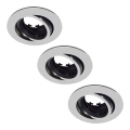 Philips - KIT 3x Lampada da incasso 1xGU10/5,5W/230V
