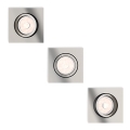 Philips - KIT 3x Lampada da incasso 1xGU10/5,5W/230V