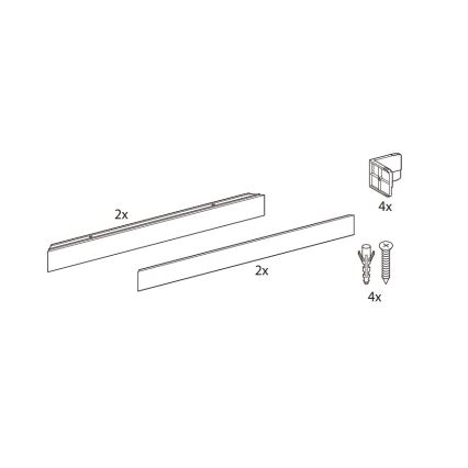 Philips - Kit per montaggio a plafone per pannelli LED LEDINAIRE e CORELINE