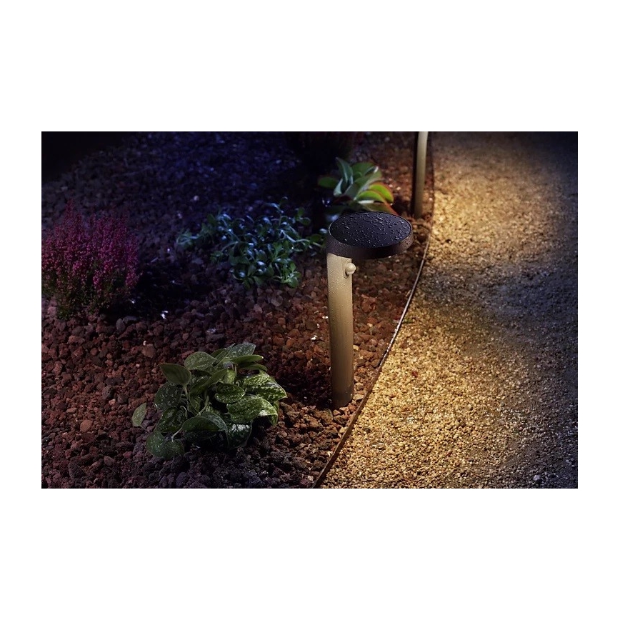 Philips - Lampada da esterno a LED con sensore LED/9W/230V 2700K IP44