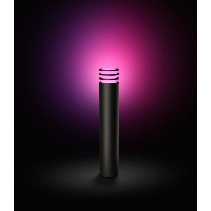 Philips - Lampada LED RGB dimmerabile da esterno Hue LUCCA 1xE27/8,1W/230V 77 cm 1000-20000K IP44