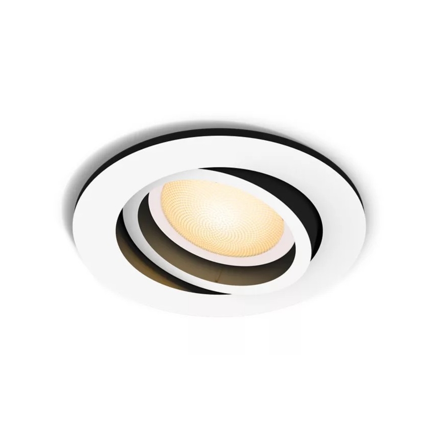 Philips - Lampada da incasso LED dimmerabile Hue MILLISKIN 1xGU10/4,2W/230V 2200-6500K bianco