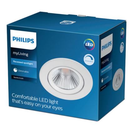 Philips - Lampada da incasso LED dimmerabile SPARKLE LED/5,5W/230V bianco