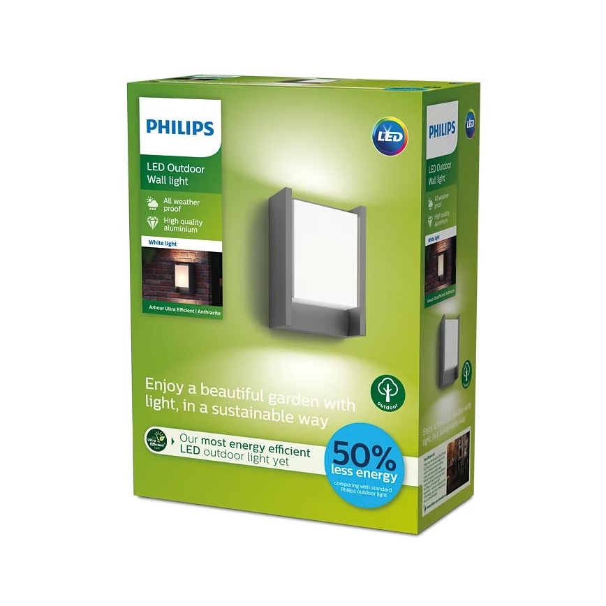 Philips - Lampada da parete LED da esterno LED/3,8W/230V 3000K IP44
