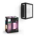 Philips - Lampada da parete esterna dimmerabile LED RGBW Hue IMPRESS 2xLED/8W/230V IP44