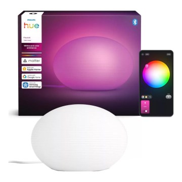 Philips - Lampada da tavolo dimmerabile LED RGB Hue FLOURISH White And Color Ambiance 1xE27/8,1W/230V 1000-20000K