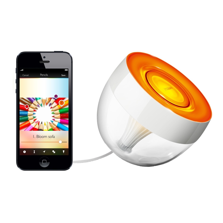 Philips - Lampada da tavolo LED RGB Hue IRIS LED/10W/230V bianco