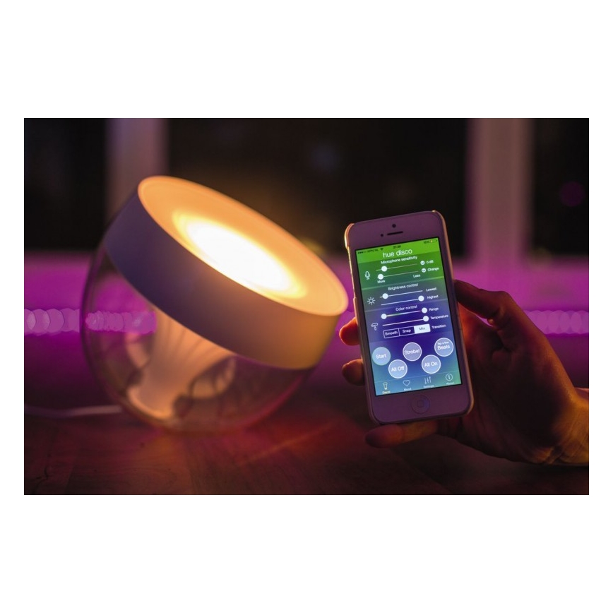 Philips - Lampada da tavolo LED RGB Hue IRIS LED/10W/230V bianco