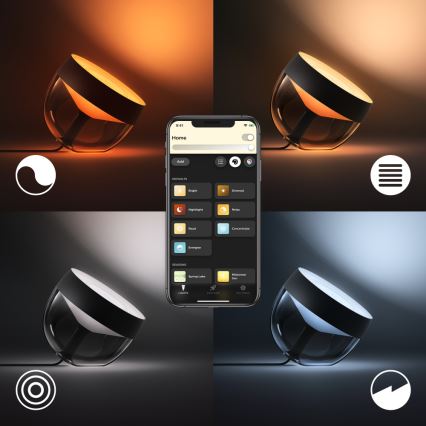 Philips - Lampada da tavolo Hue IRIS LED LED/10W/230V nero
