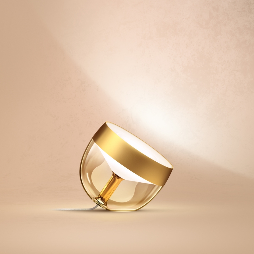 Philips - Lampada da tavolo LED RGB Hue IRIS LED/10W/230V oro