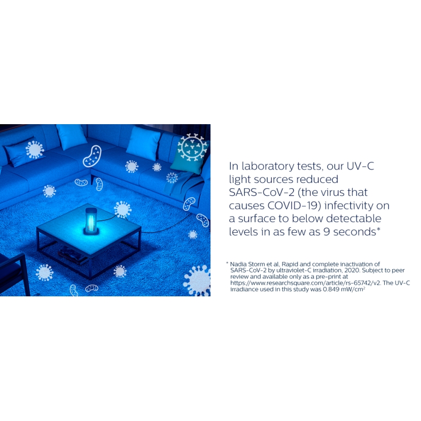 Philips - Lampada germicida con sensore UV-C/24W/230V