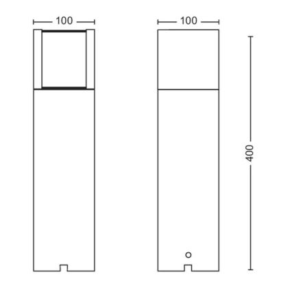 Philips - Lampada LED da esterno LED/6W/12V 4000K 2700K IP44