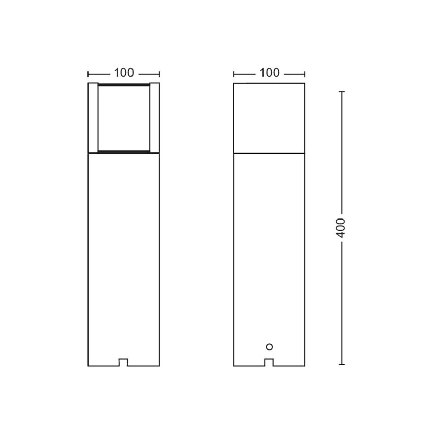 Philips - Lampada LED da esterno LED/6W/12V 4000K 2700K IP44