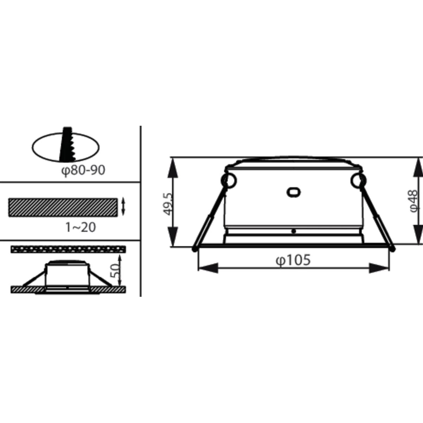 Philips - Lampada LED da incasso LED/2,2W/230V 3000K