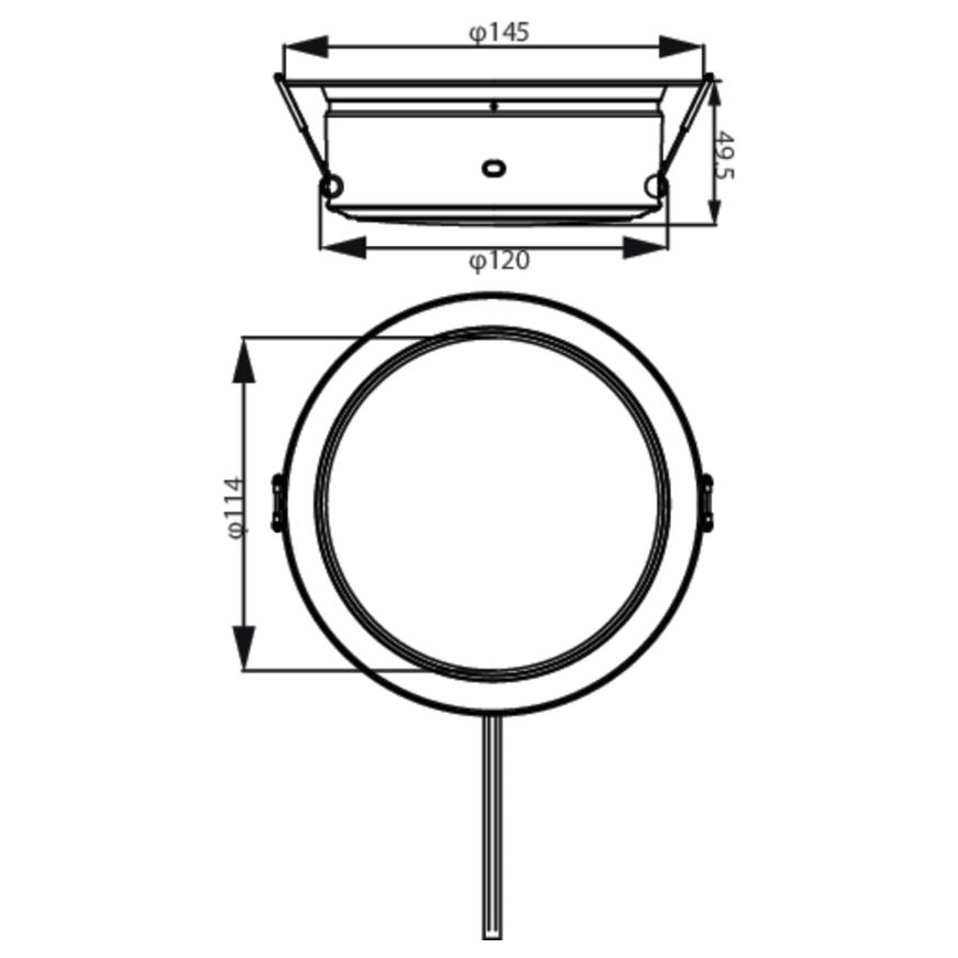 Philips - Lampada LED da incasso LED/4,8W/230V 3000K