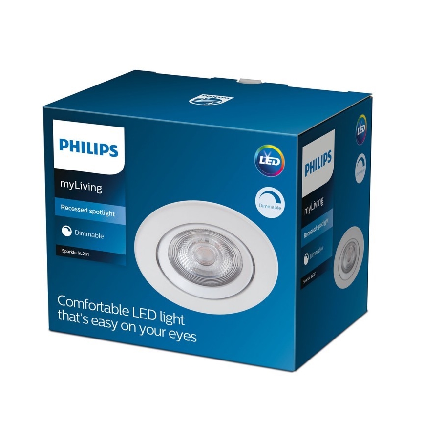 Philips - Lampada LED da incasso dimmerabile LED/5W/230V 2700K