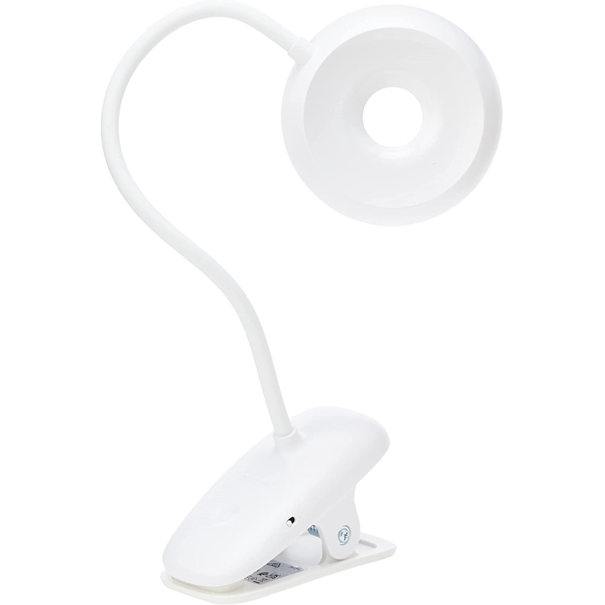 Philips - Lampada LED dimmerabile con clip DONUTCLIP LED/3W/5V CRI 90 bianco