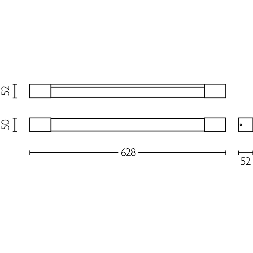 Philips - Lampada per specchio da bagno ROVER LED/10W/230V IP44 ottone