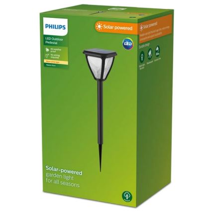 Philips - Lampada solare LED VAPORA LED/1,5W/3,7V 1500 mAh IP44