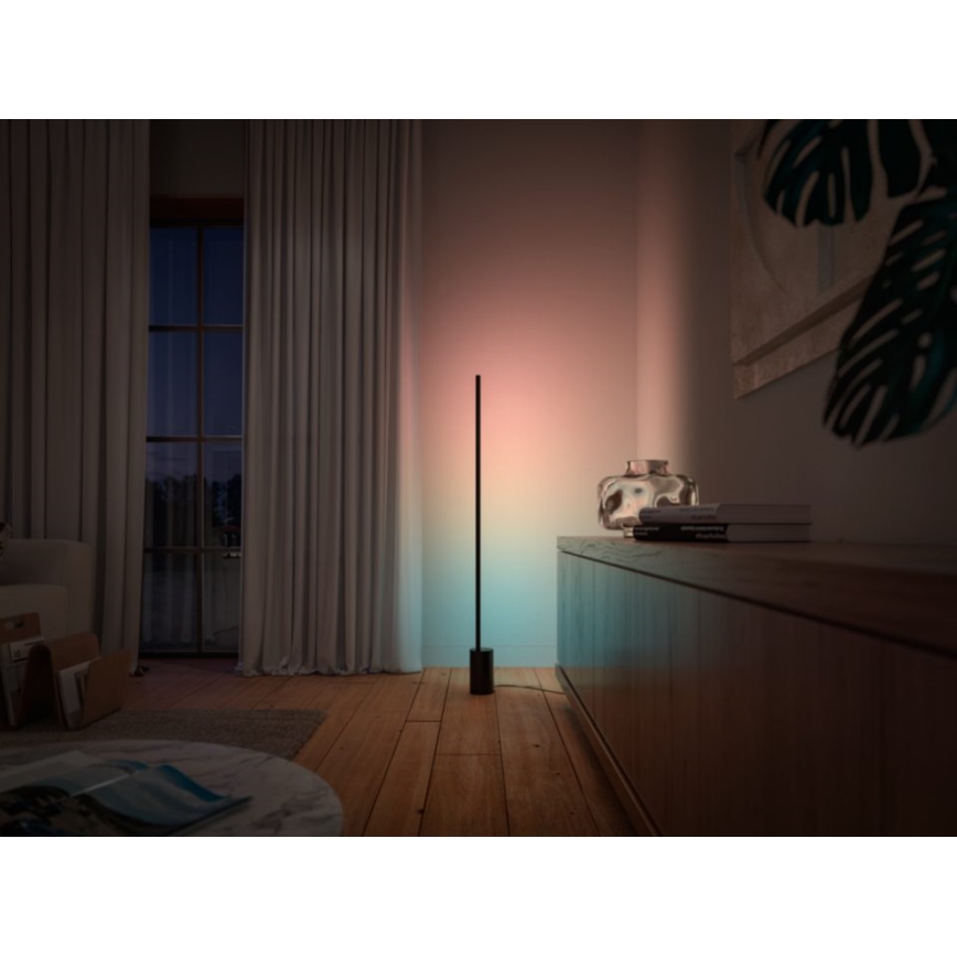Philips - Lampadaire à intensité variable RGBW SIGNE LED/29W/230V 2000-6500K noir