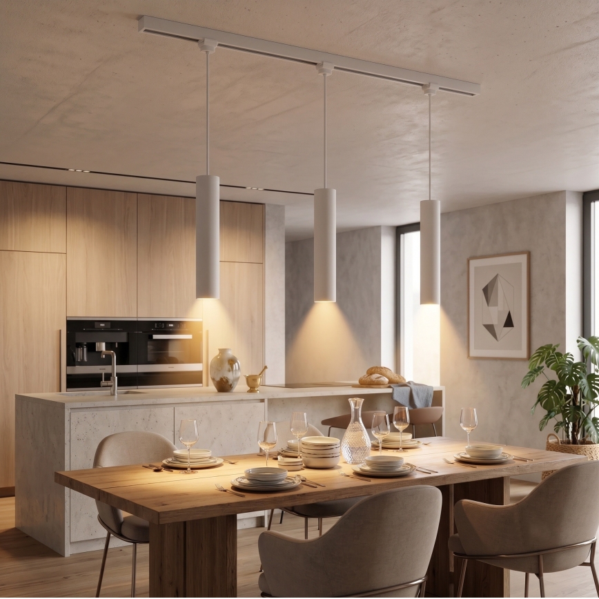 Philips - Lampadario a cavo per sistema a binario EASYLINK, 3x GU10/7W/230V, 1 m, bianco