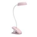 Philips - Lampe à pince à intensité variable DONUTCLIP LED/3W/5V 1200 mAh CRI 90 rose
