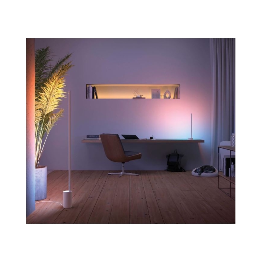 Philips - Lampe de table à intensité variable LED RGB Hue SIGNE LED/12W/230V 2000-6500K blanche
