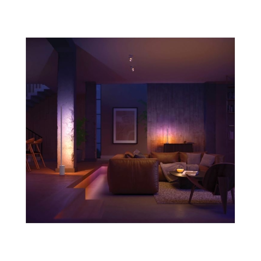 Philips - Lampe de table à intensité variable LED RGB Hue SIGNE LED/12W/230V 2000-6500K blanche