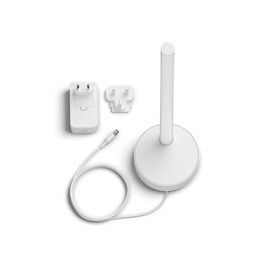 Philips - Lampe de table à intensité variable LED RGB Hue SIGNE LED/12W/230V 2000-6500K blanche