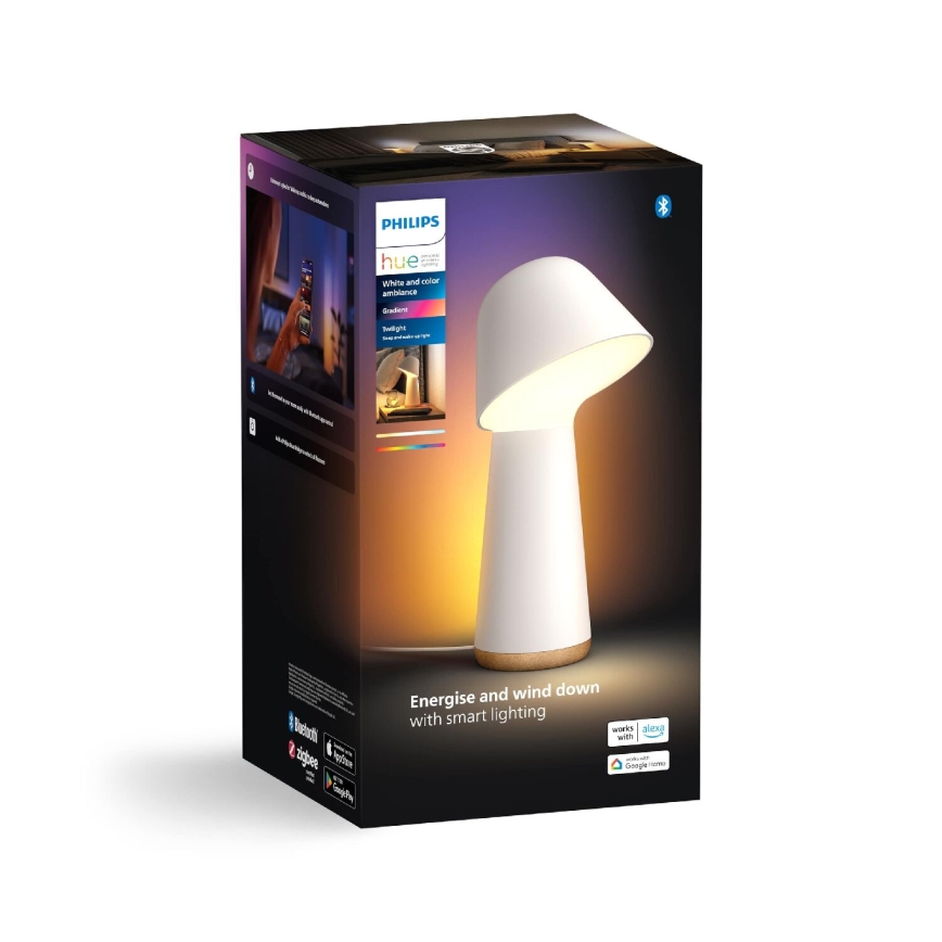 Philips - Lampe de table LED RGBW à intensité variable Hue TWILIGHT LED/13,4W/230V 2000-6500K