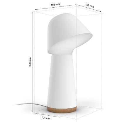 Philips - Lampe de table LED RGBW à intensité variable Hue TWILIGHT LED/13,4W/230V 2000-6500K