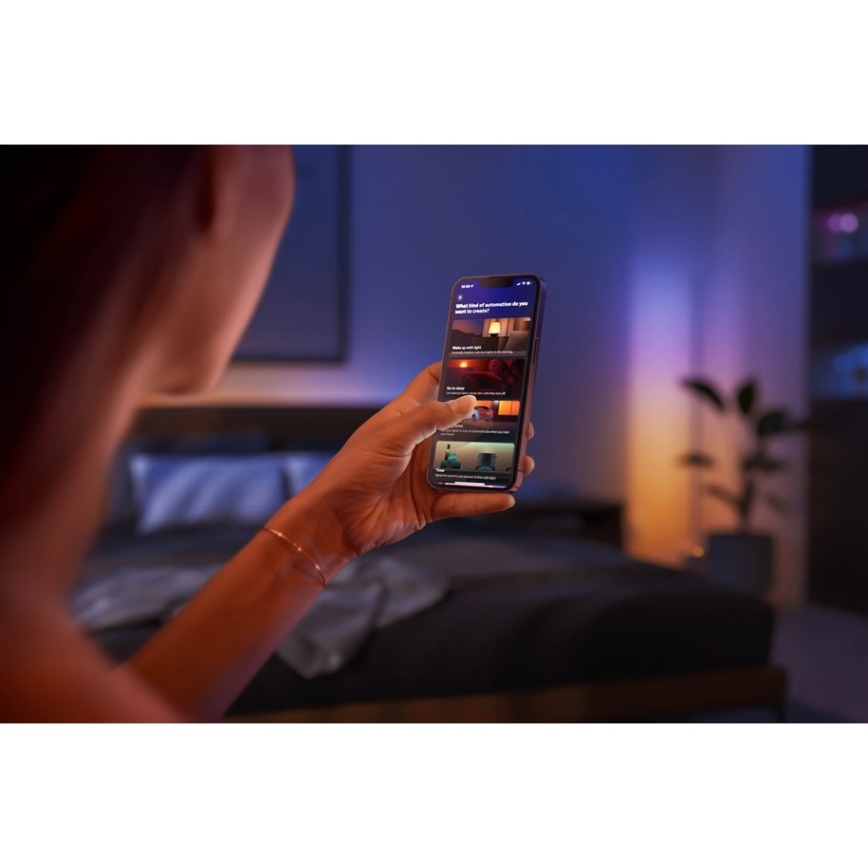 Philips - Lampe de table LED RVBW à intensité variable Hue SIGNE LED/11,8W/230V 2000-6500K