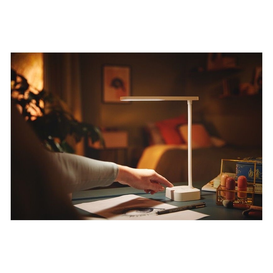Philips - Lampe de table LED tactile à intensité variable TILPA LED/5W/5V