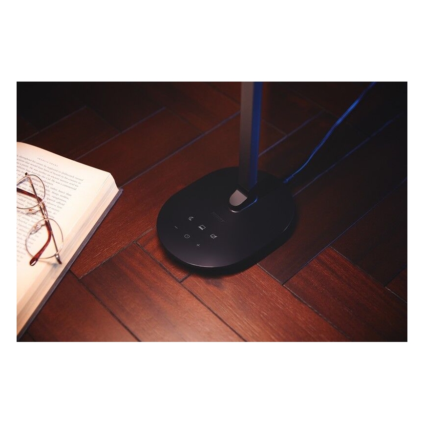 Philips -Lampe de table tactile à intensité variable SWORD LED/12W/230V 2700/4000/6500K CRI90