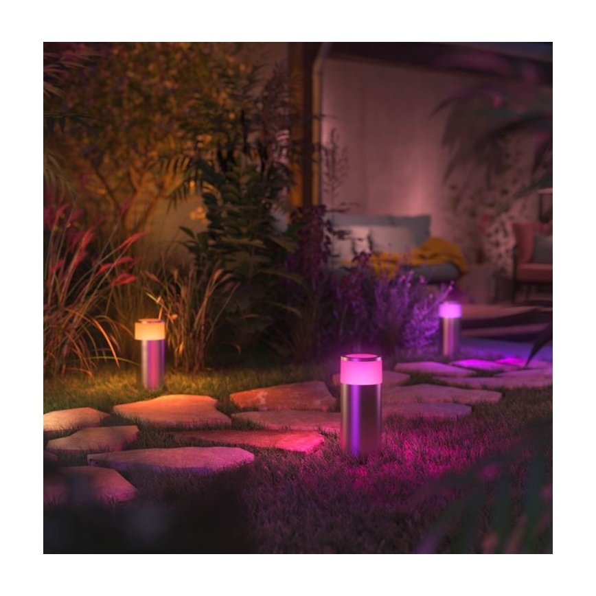 Philips - Lampe d'extérieur LED RGBW à intensité variable Hue CALLA LED/8W/230V IP44
