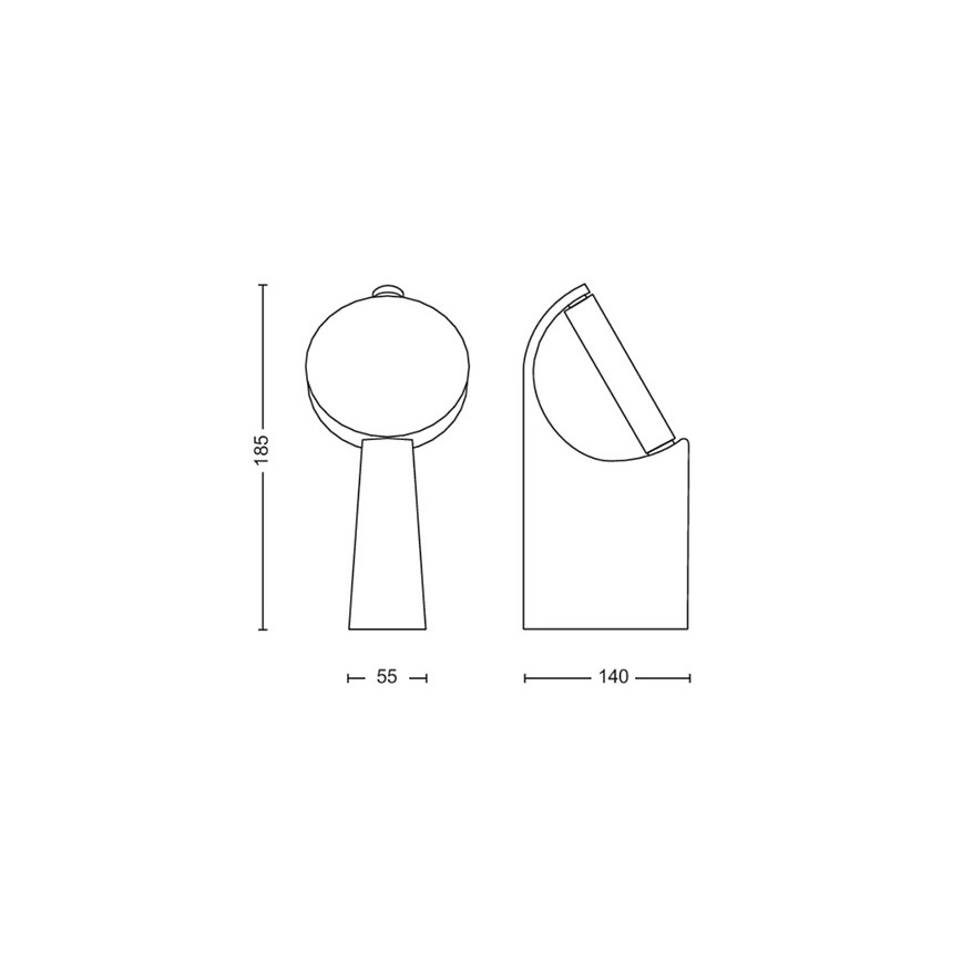 Philips - Lampe d'extérieur LED/7W/230V 2700K IP44